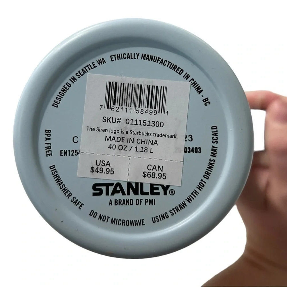 {Stanley} Starbucks Spring Blue 40 oz. Tumbler
